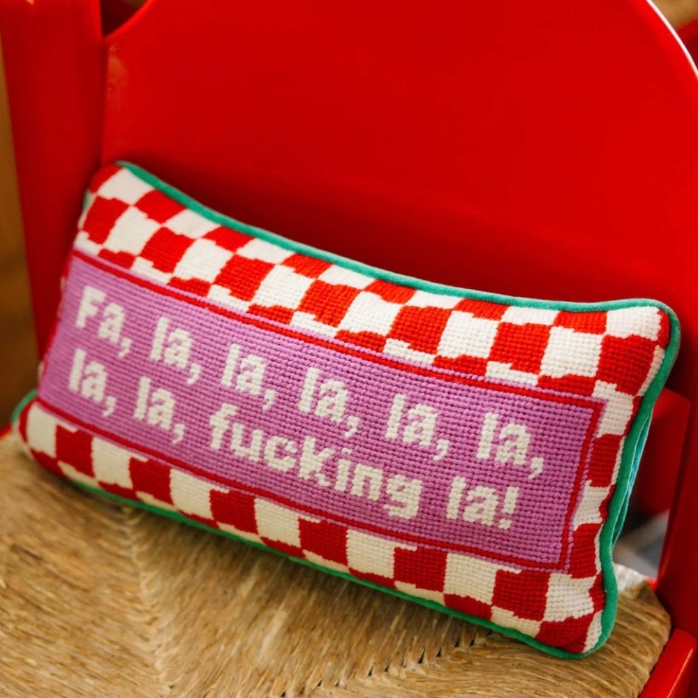 FURBISH STUDIO Needlepoint Pillow